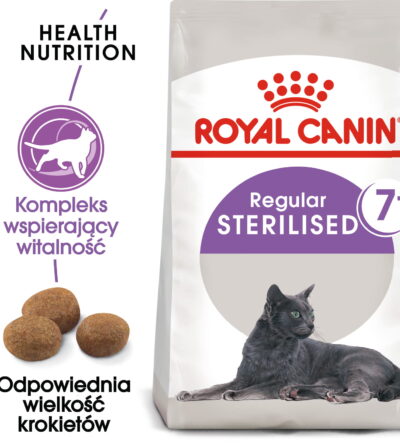 ROYAL CANIN  Sterilised +7 karma sucha dla kotów dorosłych od 7 do 12 roku życia, sterylizowanych