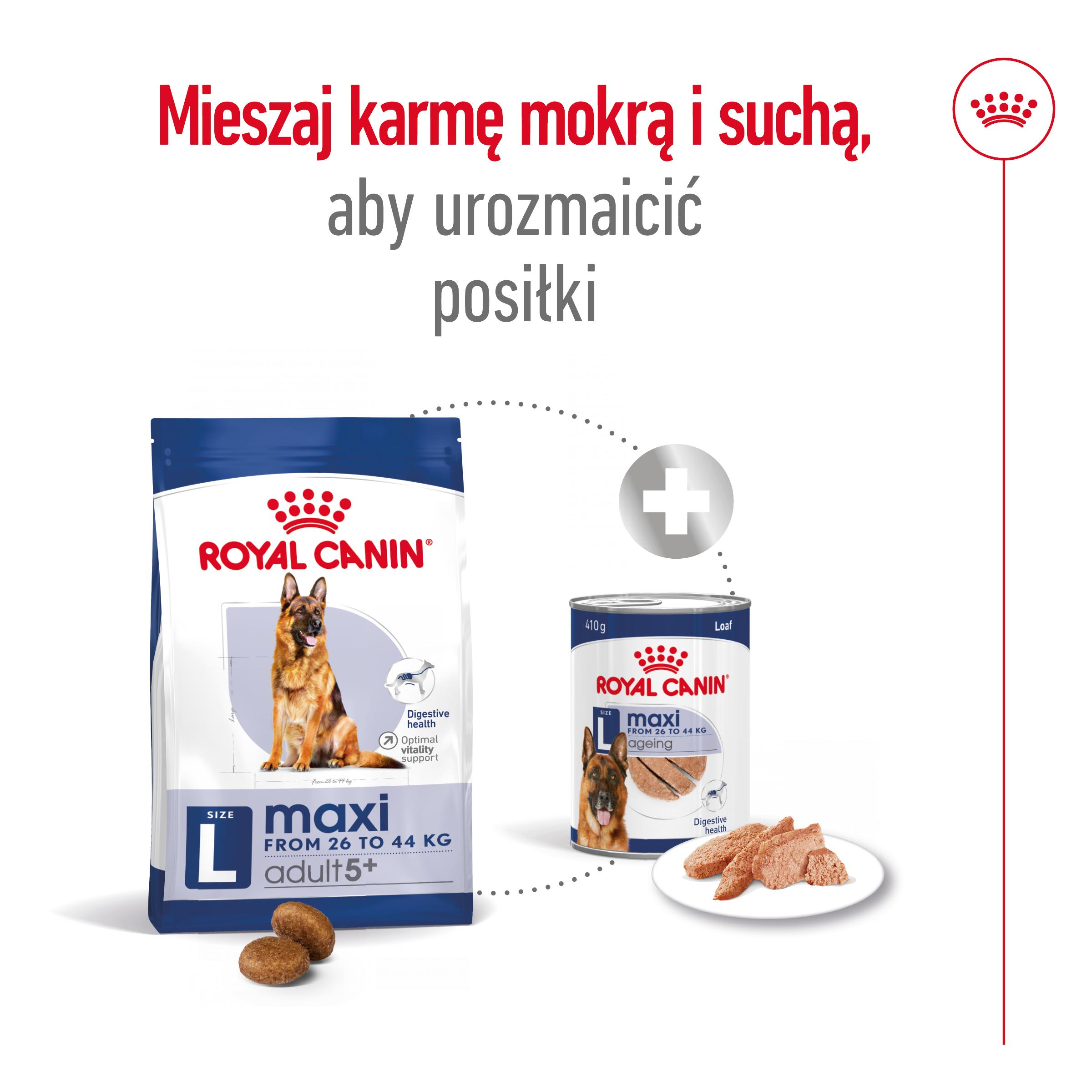 ROYAL CANIN® Maxi Adult 5+ karma sucha dla psów starszych ras dużych 15 kg - Image 6